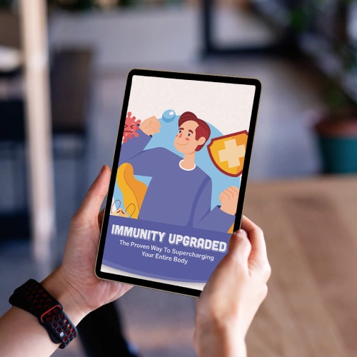 Free immunity support ebook with healthy lifestyle tips and advice